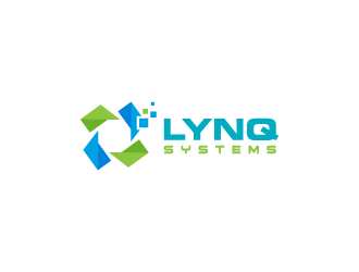 Lynq Systems logo design by pencilhand