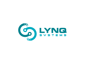 Lynq Systems logo design by pencilhand