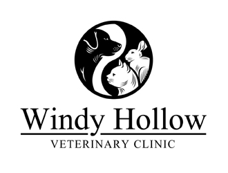 Windy Hollow Veterinary Clinic logo design by MAXR