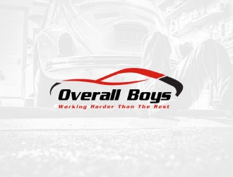 Overall Boys logo design by GrafixDragon