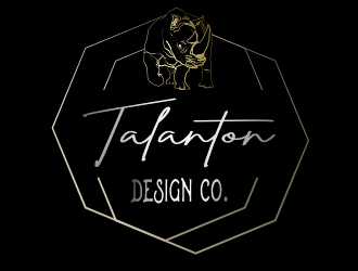 Talanton Design Co. logo design by AikoLadyBug
