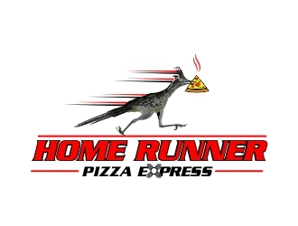 Home Run Pizza Express logo design by crearts