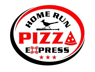 Home Run Pizza Express logo design by aura
