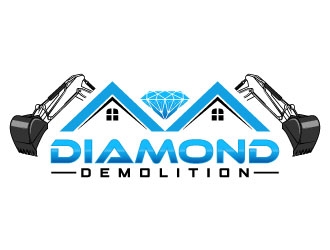 DIAMOND DEMOLITION logo design by daywalker
