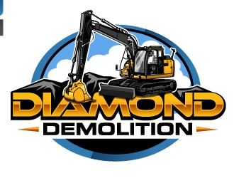 DIAMOND DEMOLITION logo design by aRBy