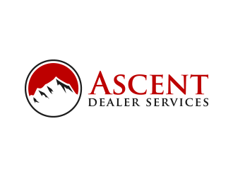Ascent Dealer Services  logo design by lexipej