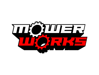 MowerWorks logo design by Girly