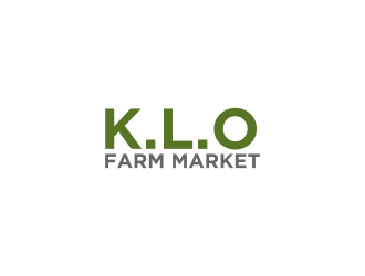 K.L.O Farm Market logo design by RIANW
