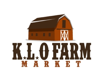 K.L.O Farm Market logo design by ElonStark