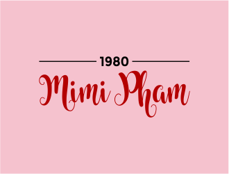 Mimi Pham logo design by Girly