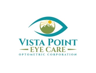 Vista Point Eye Care, Optometric Corporation logo design by Rock