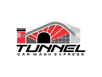 Tunnel Car Wash Express logo design by AisRafa