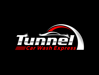 Tunnel Car Wash Express logo design by SmartTaste