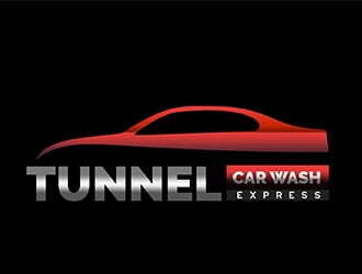 Tunnel Car Wash Express logo design by marshall