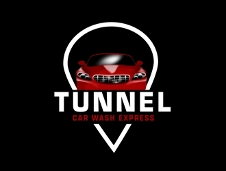 Tunnel Car Wash Express logo design by bougalla005