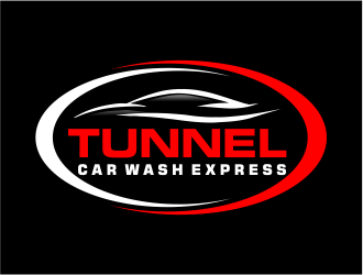 Tunnel Car Wash Express logo design by Girly