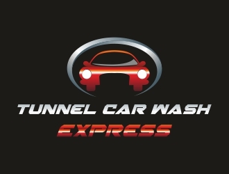Tunnel Car Wash Express logo design by babu