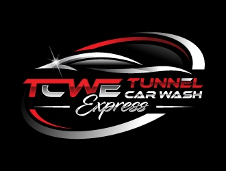 Tunnel Car Wash Express logo design by jishu
