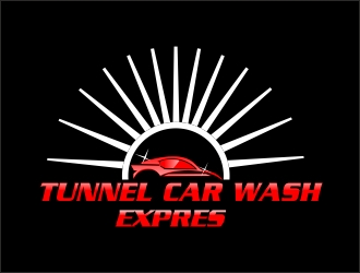 Tunnel Car Wash Express logo design by mindstree
