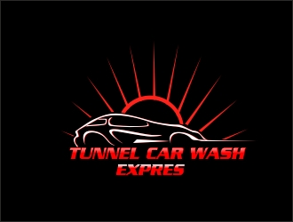 Tunnel Car Wash Express logo design by mindstree