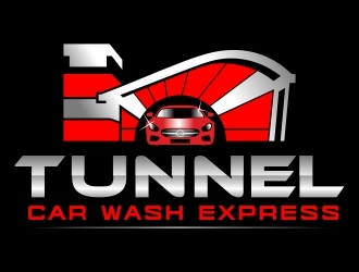 Tunnel Car Wash Express logo design by adwebicon