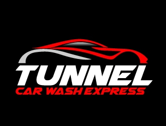 Tunnel Car Wash Express logo design by ElonStark