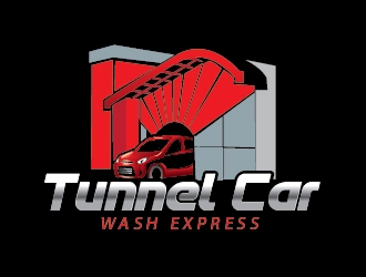 Tunnel Car Wash Express logo design by adwebicon