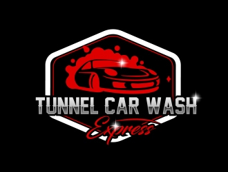 Tunnel Car Wash Express logo design by Maddywk