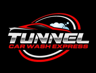 Tunnel Car Wash Express logo design by moomoo