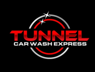 Tunnel Car Wash Express logo design by moomoo