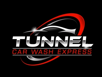 Tunnel Car Wash Express logo design by DreamLogoDesign