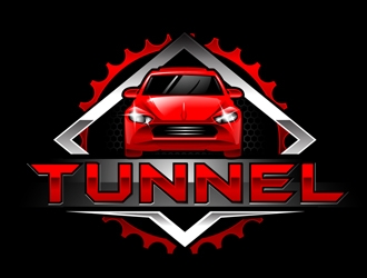 Tunnel Car Wash Express logo design by DreamLogoDesign
