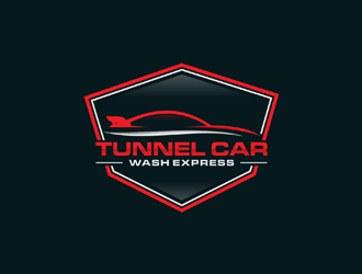 Tunnel Car Wash Express logo design by ndaru