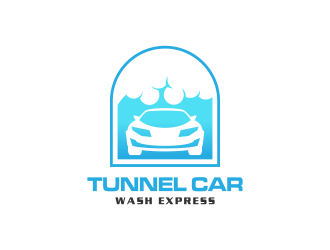Tunnel Car Wash Express logo design by peundeuyArt