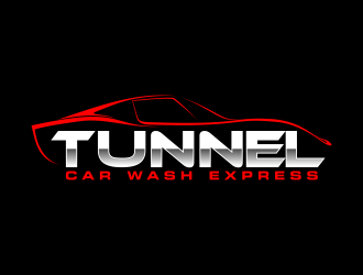 Tunnel Car Wash Express logo design by rykos