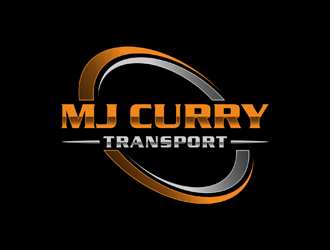 MJ Curry Transport logo design by johana