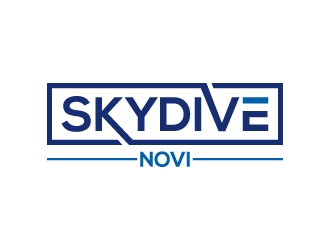SKYDIVE NOVI logo design by Creativeminds
