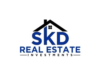 skd real estate investments logo design by agil