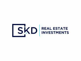 skd real estate investments logo design by ammad