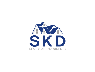 skd real estate investments logo design by DeyXyner