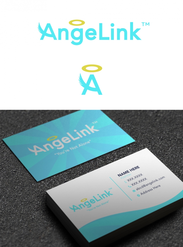 AngeLink  logo design by KHAI
