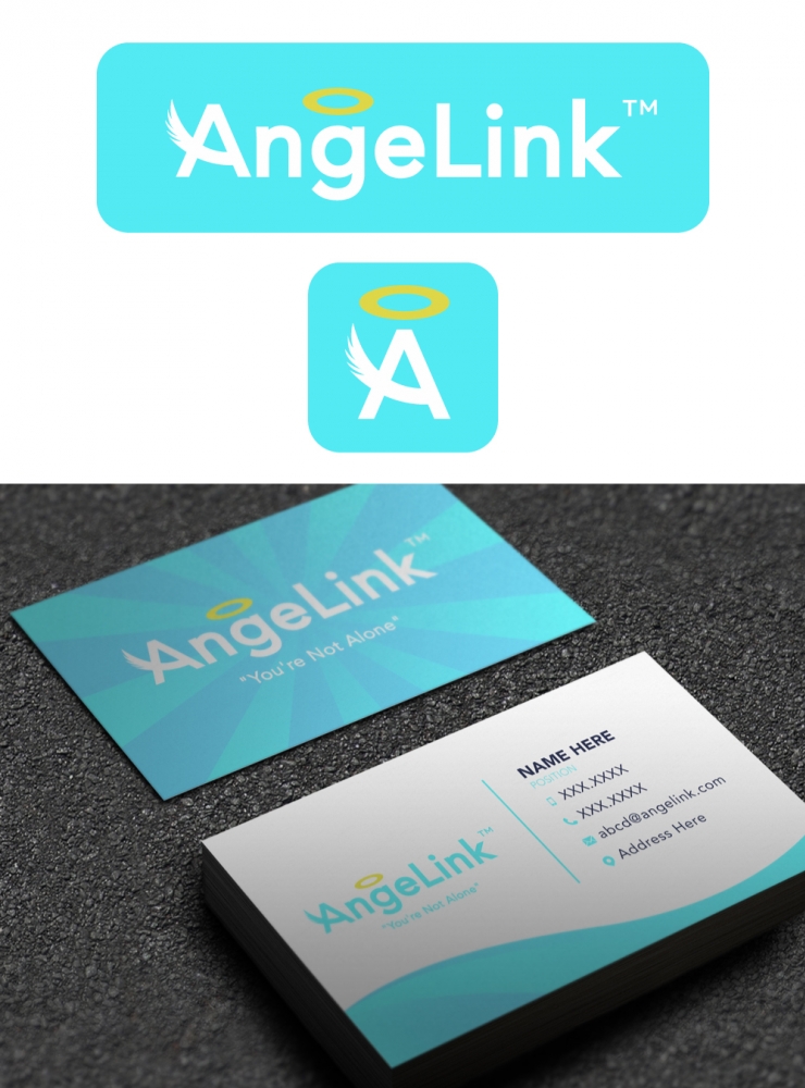 AngeLink  logo design by KHAI