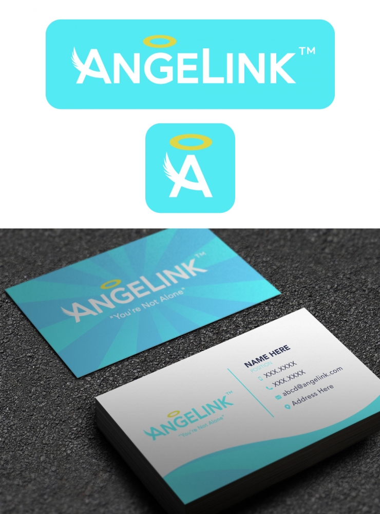 AngeLink  logo design by KHAI