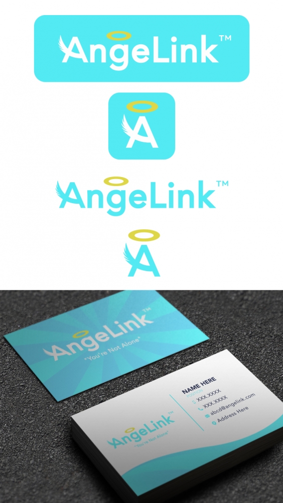 AngeLink  logo design by KHAI