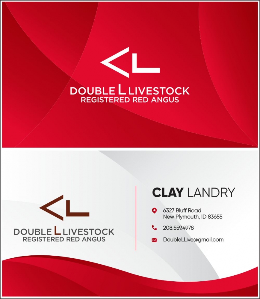 Double L Livestock logo design by tborndiez