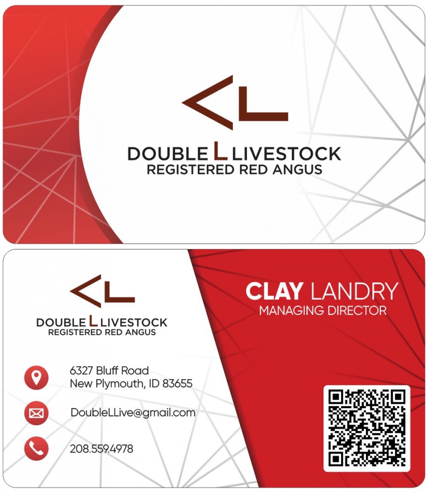Double L Livestock logo design by tborndiez