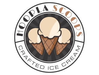 Hoopla Scoops logo design by akilis13