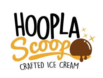Hoopla Scoops logo design by ingepro