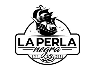 La Perla Negra logo design by DreamLogoDesign