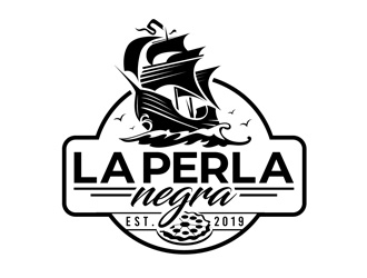 La Perla Negra logo design by DreamLogoDesign